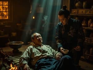 Read more about the article 中医医案分析7：大便不通、发热、手循衣缝